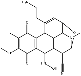 2,4-Methanophenanthro[1,2-d]oxazole-12-carbonitrile, 10-(2-aminoethyl)-2,3,3a,3b,4,5,6,9,9b,11a-decahydro-5-(hydroxyamino)-7-methoxy-3,8-dimethyl-6,9-dioxo- (9CI) 结构式