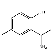 2-(1-氨基乙基)-4,6-二甲基苯酚 结构式