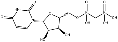 Uridine, 5'-[hydrogen P-(phosphonomethyl)phosphonate] 结构式