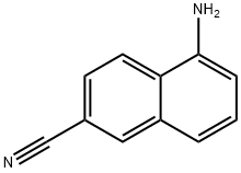 1-氨基-6-氰基萘 结构式