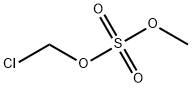 Sulfuric acid, chloromethyl methyl ester 结构式