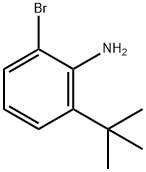 2-溴-6-(叔丁基)苯胺 结构式