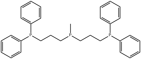 Bis(3-(diphenylphosphino)propyl)methylphosphine 结构式