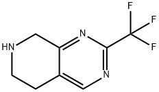 2-(三氟甲基)-5,6,7,8-四氢吡啶并[3,4-D]嘧啶 结构式