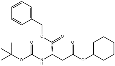 BOC-L-ASP(OCHEX)-OBZL 结构式