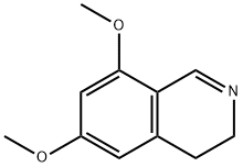 6,8-dimethoxy-3,4-dihydroisoquinoline 结构式