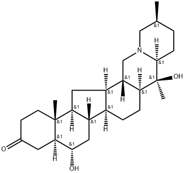 3-去氢浙贝母碱 结构式