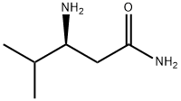 (S)-3-氨基-4-甲基戊酰胺 结构式