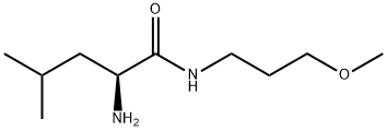Pentanamide, 2-amino-N-(3-methoxypropyl)-4-methyl-, (2S)- 结构式