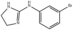 1H-Imidazol-2-amine, N-(3-bromophenyl)-4,5-dihydro- 结构式