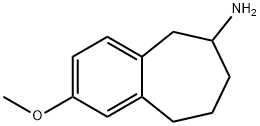 5H-Benzocyclohepten-6-amine, 6,7,8,9-tetrahydro-2-methoxy- 结构式