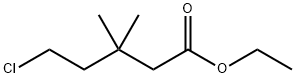 5-氯-3,3-二甲基戊酸乙酯 结构式