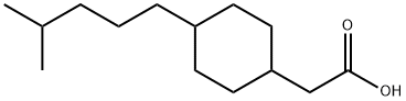 2-(4-(4-甲基戊基)环己基)乙酸 结构式