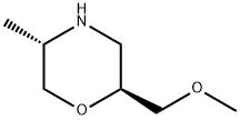 Morpholine, 2-(methoxymethyl)-5-methyl-, (2S,5S)- 结构式