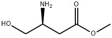 Butanoic acid, 3-amino-4-hydroxy-, methyl ester, (3S)- 结构式