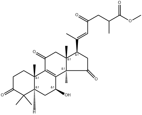 Methyl ganoderenate D 结构式