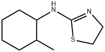 N-(2-甲基环己基)-4,5-二氢噻唑-2-胺 结构式