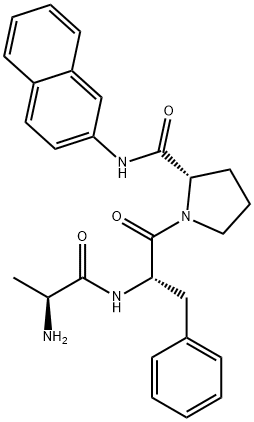 H-ALA-PHE-PRO-ΒNA · HCL 结构式