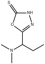 5-(1-(二甲氨基)丙基)-1,3,4-噁二唑-2(3H)-硫酮 结构式