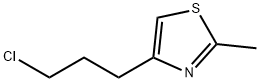 4-(3-氯丙基)-2-甲基噻唑 结构式