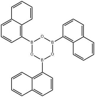 Boroxin, 2,4,6-tri-1-naphthalenyl- 结构式