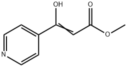 2-Propenoic acid, 3-hydroxy-3-(4-pyridinyl)-, methyl ester 结构式