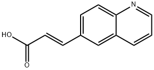 (2E)-3-(喹啉-6-基)丙-2-烯酸 结构式