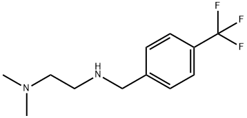 2-(二甲氨基)乙基]({[4-(三氟甲基)苯基]甲基})胺 结构式