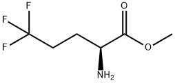 L-Norvaline, 5,5,5-trifluoro-, methyl ester 结构式