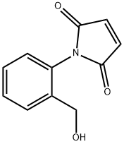 1H-Pyrrole-2,5-dione, 1-[2-(hydroxymethyl)phenyl]- 结构式