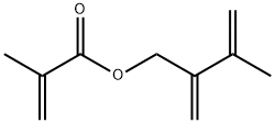 2-Propenoic acid, 2-methyl-, 3-methyl-2-methylene-3-buten-1-yl ester 结构式