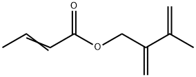 2-Butenoic acid, 3-methyl-2-methylene-3-buten-1-yl ester 结构式