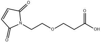 Mal-PEG1-acid 结构式