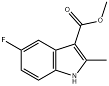 Methyl 5-Fluoro-2-methylindole-3-carboxylate 结构式