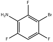 3-溴-2,4,6-三氟苯胺 结构式