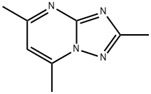 2,5,7-Trimethyl-s-triazolo<1,5-a>pyrimidine 结构式