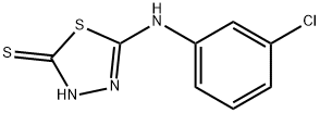 5-((3-氯苯基)氨基)-1,3,4-噻二唑-2(3H)-硫酮 结构式