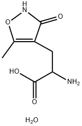 化合物 (RS)-AMPA MONOHYDRATE 结构式