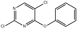 2,5-二氯-4-苯氧基嘧啶 结构式