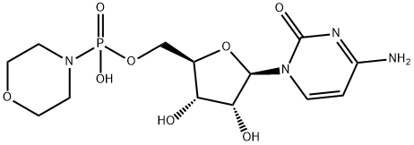 Cytidine, 5'-(hydrogen 4-morpholinylphosphonate) 结构式