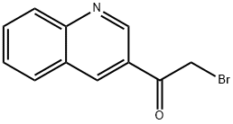 Ethanone, 2-bromo-1-(3-quinolinyl)- 结构式