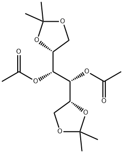 D-Mannitol, 1,2:5,6-bis-O-(1-methylethylidene)-, diacetate (9CI) 结构式