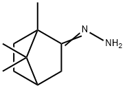 Bicyclo[2.2.1]heptan-2-one, 1,7,7-trimethyl-, hydrazone 结构式