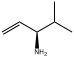 (R)-4-methylpent-1-en-3-amine 结构式