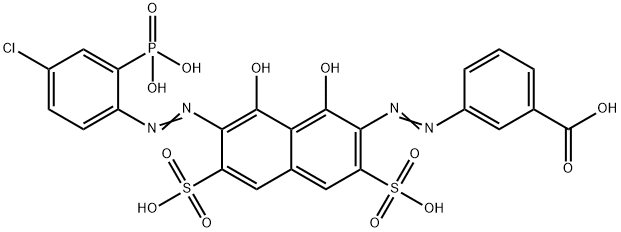 偶氮氯膦Ⅲ 结构式