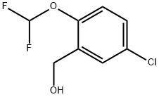 [5-chloro-2-(difluoromethoxy)phenyl]methanol 结构式