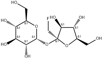 蔗糖杂质1(1'-脱氧-氟蔗糖) 结构式