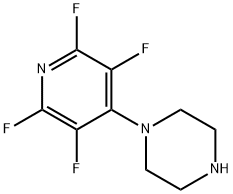 Piperazine, 1-(2,3,5,6-tetrafluoro-4-pyridinyl)- 结构式