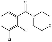 4-[(2,3-二氯苯基)羰基]吗啉 结构式