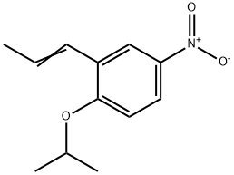 1-(1-甲基乙氧基)-4-硝基-2-(1-丙烯-1-基)苯 结构式